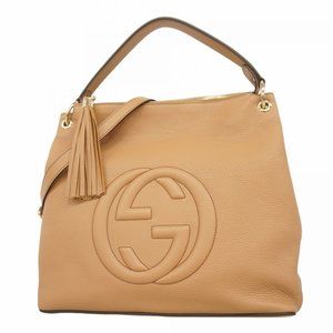 Gucci Soho Shoulder Bag 536194 Leather Brown Women's P1148305